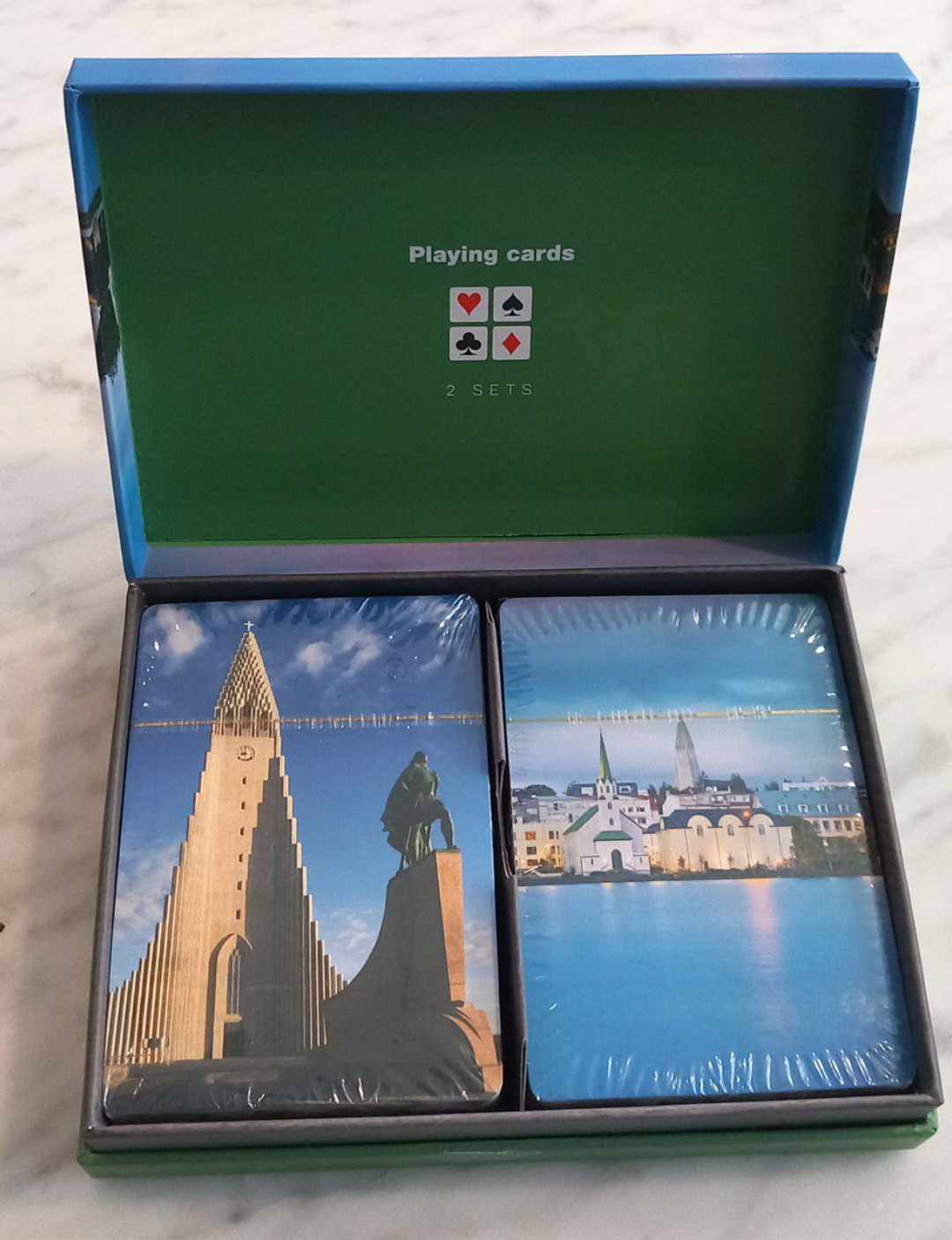 Playing cards with icelandic environments Playing cards with icelandic environments